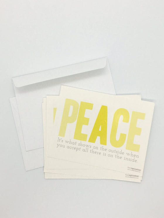 PEACE Notecard