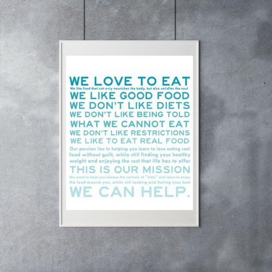 We Love To Eat: The Dietitians Manifesto